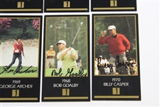 Eight (8) Masters Champions Signed GSV 'Champions of Golf' Cards JSA ALOA