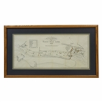 Troon Golf Links 1888 Maclure Macdonald & Co. Lithographers Map