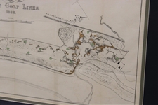 Troon Golf Links '1888' Maclure Macdonald & Co. Lithographers Map