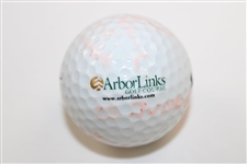 Arnold Palmer Signed Ball with Signed Arbor Links Guide JSA ALOA