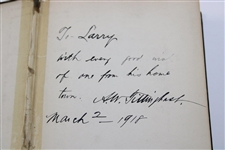 A.W. Tillinghast Signed 1915 'Cobble Valley Golf Yarns' First Edition Book JSA ALOA