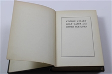 A.W. Tillinghast Signed 1915 'Cobble Valley Golf Yarns' First Edition Book JSA ALOA