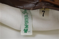 Ben Hogan's Personal Custom Irish Cotton White Tam O'Shanter Hat w/Letter