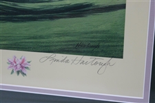 1999 Augusta National Golf Club The 13th Hole Azalea' Linda Hartough Print - Framed