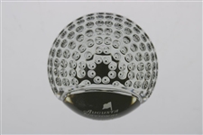 Augusta National Golf Club Tiffany & Co. Crystal Paperweight in Original Box