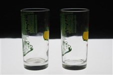 Two (2) 1983 Masters Tournament Commemorative Drinking Glasses