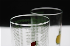 Two (2) 1983 Masters Tournament Commemorative Drinking Glasses