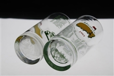 Two (2) 1983 Masters Tournament Commemorative Drinking Glasses