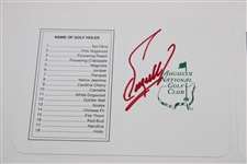 Billy Casper, Fuzzy Zoeller, Jack Burke, Craig Stadler & Gay Brewer Signed Augusta Scorecards JSA ALOA