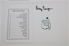 Billy Casper, Fuzzy Zoeller, Jack Burke, Craig Stadler & Gay Brewer Signed Augusta Scorecards JSA ALOA