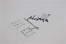 Hootie Chairman Signed Par 3 Course Augusta National Golf Club Scorecard JSA ALOA