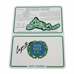 Sergio Garcia Signed Oak Hill Scorecard - Site of 1998 US Amateur JSA ALOA