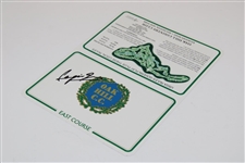Sergio Garcia Signed Oak Hill Scorecard - Site of 1998 US Amateur JSA ALOA