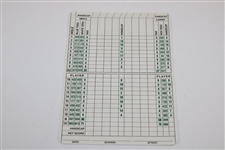 Sergio Garcia Signed Oak Hill Scorecard - Site of 1998 US Amateur JSA ALOA
