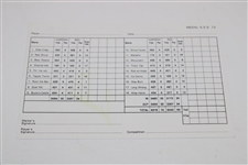 Nick Price Signed Turnberry Ailsa Course Scorecard JSA ALOA