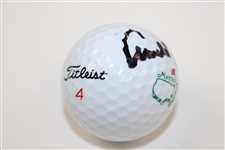 Arnold Palmer Signed Masters Logo Golf Ball 