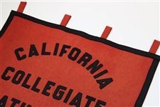 1953 California Collegiate Athletic Assoc. Golf Champions Banner Given to San Diego St