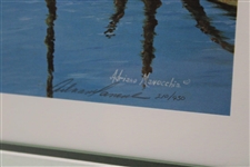 TPC at Sawgrass 'The 16th and 17th Holes' Ltd Ed Print by Manocchia 210/950 - Framed
