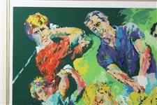 LeRoy Neiman Signed 1984 'Golf Winners' Print - Framed JSA ALOA