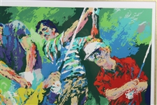 LeRoy Neiman Signed 1984 'Golf Winners' Print - Framed JSA ALOA