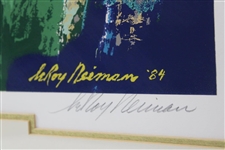LeRoy Neiman Signed 1984 'Golf Winners' Print - Framed JSA ALOA