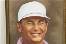 Billy Casper Original Oil Painting Hung at Green Jacket Restaurant In Augusta