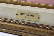 Billy Casper Original Oil Painting Hung at Green Jacket Restaurant In Augusta