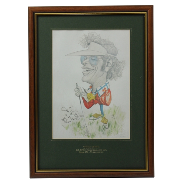 Tom Kite Signed Ltd Ed Rafty Caricatures Print - Part of 1992 Grand Slam Winners Set JSA ALOA