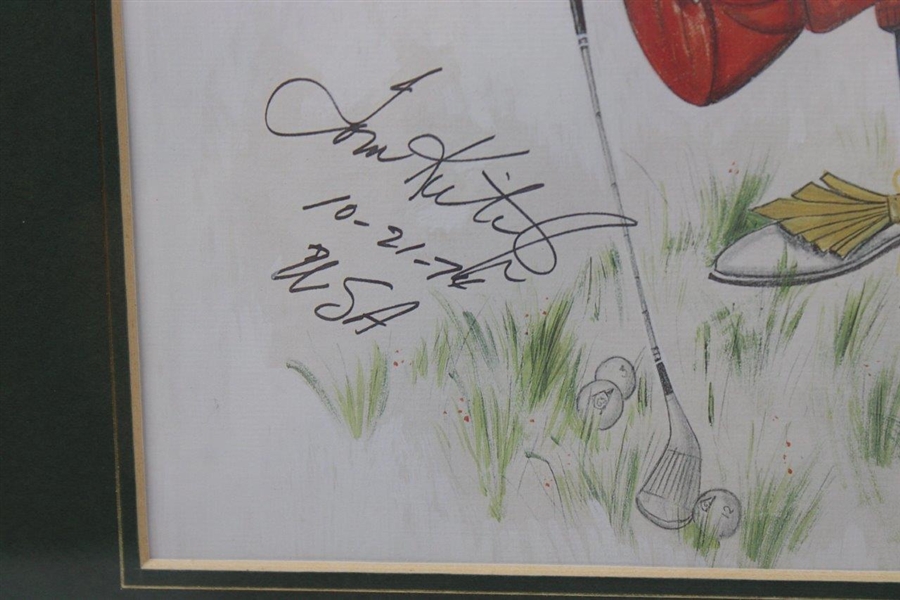 Tom Kite Signed Ltd Ed Rafty Caricatures Print - Part of 1992 Grand Slam Winners Set JSA ALOA
