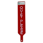 Champ Gary Player & Miller Barber Signed Large Red 1988 Senior Open 'Quiet Please' Sign JSA #Q64233