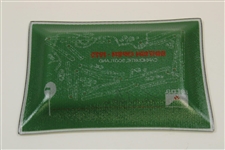 Tom Watson Signed 1975 British Open at Carnoustie Glass Dish JSA ALOA