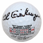 Al Geiberger Signed Mr. 59 Danny Thomas Classic Scorecard Logo Golf Ball JSA ALOA