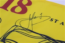 Cam Smith Signed 2022 150th Open St Andrews Flag JSA #AH61376