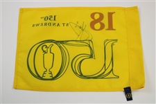 Cam Smith Signed 2022 150th Open St Andrews Flag JSA #AH61376