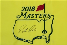 Patrick Reed Signed 2018 Masters Embroidered Flag JSA #AH61375