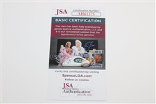 Patrick Reed Signed 2018 Masters Embroidered Flag JSA #AH61375