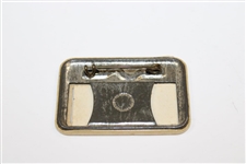 1961 Masters Tournament Working Press Badge #117 - James R. Gaquin P.G.A.