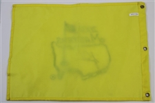 Tiger Woods Signed 2001 Masters Tournament Embroidered Flag JSA ALOA