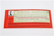 Rare Tiger Woods Cards - Nike Ltd Ed First Tiger Woods Victory Scorecard - Issued to Campers Circa 1996