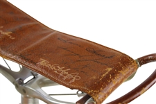 Rare Bobby Jones & Both 1947 Ryder Cup Teams Signed Adjustable Seat JSA ALOA