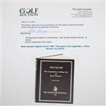 Gene Sarazen Signed Ltd Ed 1987 'The Squire The Legendary...Gene Sarazen' by Olman JSA ALOA