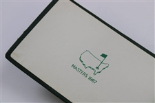 1967 Champion Gay Brewer's 1967 Masters Tournament Address Book Gift
