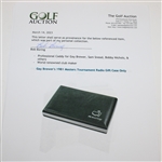 Gay Brewer's 1981 Masters Tournament Radio Gift Case Only