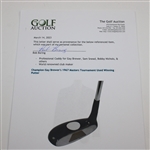 Champion Gay Brewer's 1967 Masters Tournament Used Winning Putter
