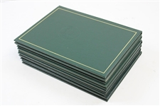 Gay Brewer’s 1981, 1982, 1983, 1984, 1988 & 1989 Masters Tournament Green Annual Books
