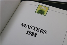 Gay Brewer’s 1981, 1982, 1983, 1984, 1988 & 1989 Masters Tournament Green Annual Books