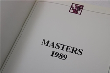 Gay Brewer’s 1981, 1982, 1983, 1984, 1988 & 1989 Masters Tournament Green Annual Books