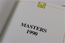 1990, 1991, 1992, 1994, 1995, & 1996 Masters Tournament Green Annual Books