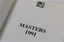 1990, 1991, 1992, 1994, 1995, & 1996 Masters Tournament Green Annual Books