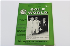 Ten (10) Various Golf World Magazines - 1952-1954 - Belonged to Mark McCormick